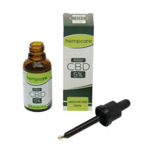 Hempcare CBD olie RAW 5% 30ml